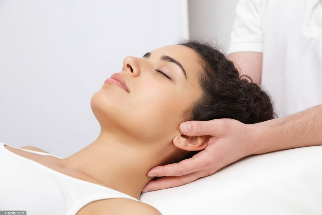 Masaje facial relajante en Mimoclinic